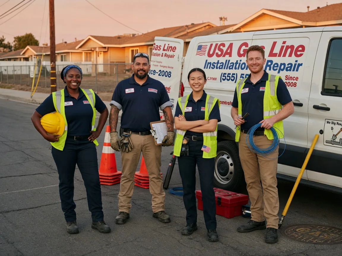 Gas Line Installation company in Hineston, LA